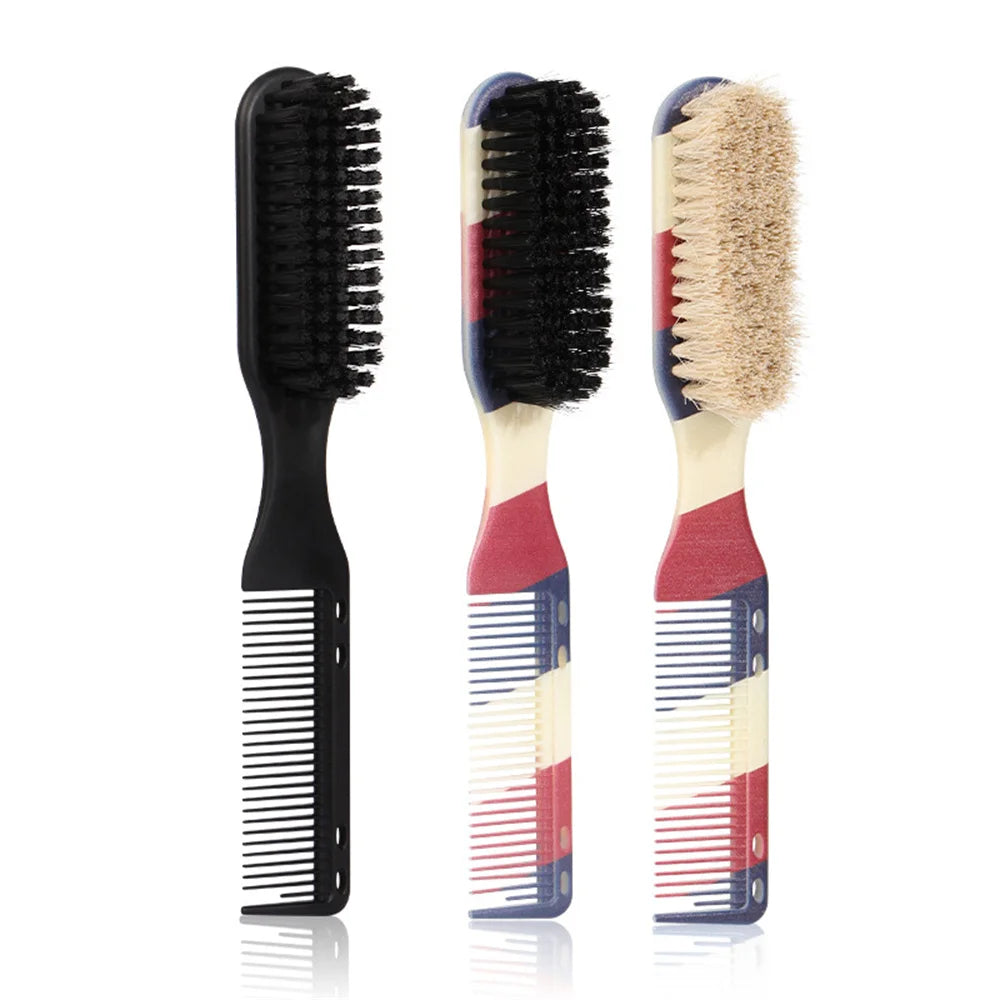 2/4/6PCS Styling Comb Smooth Two-in-one Hair Comb Hair Care First Tooth Design Beard Brush Easy Brush Hair Dye Brush Nylon Comb