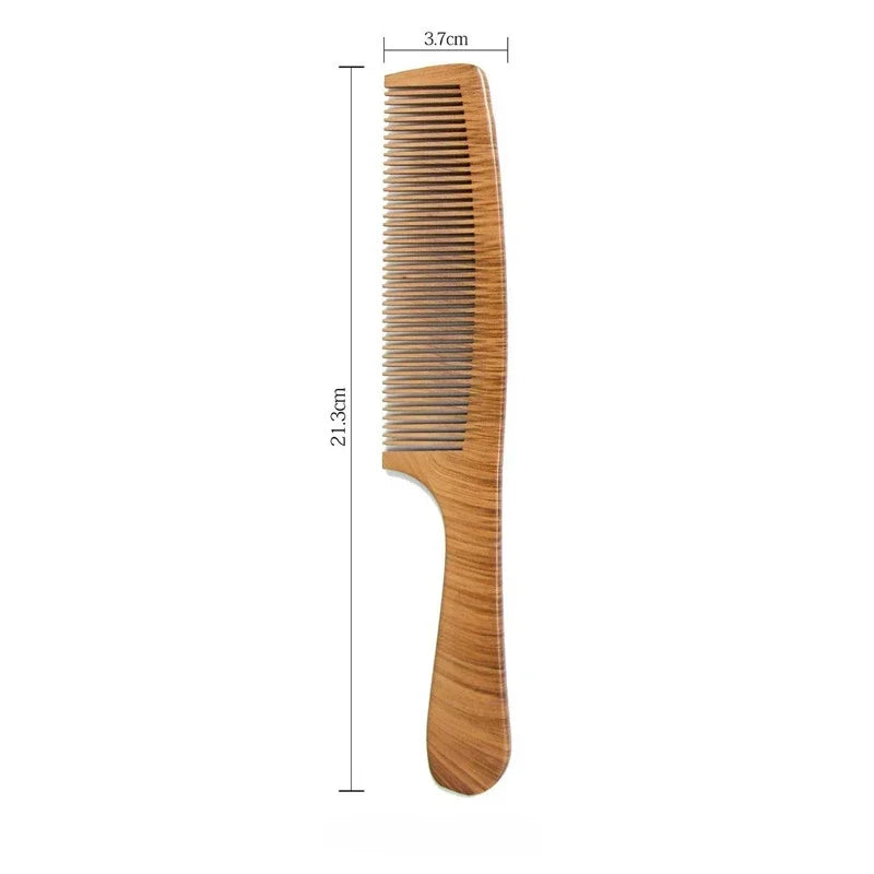 Natural Pear Blossom Bamboo Wood Comb Anti Tangling Static