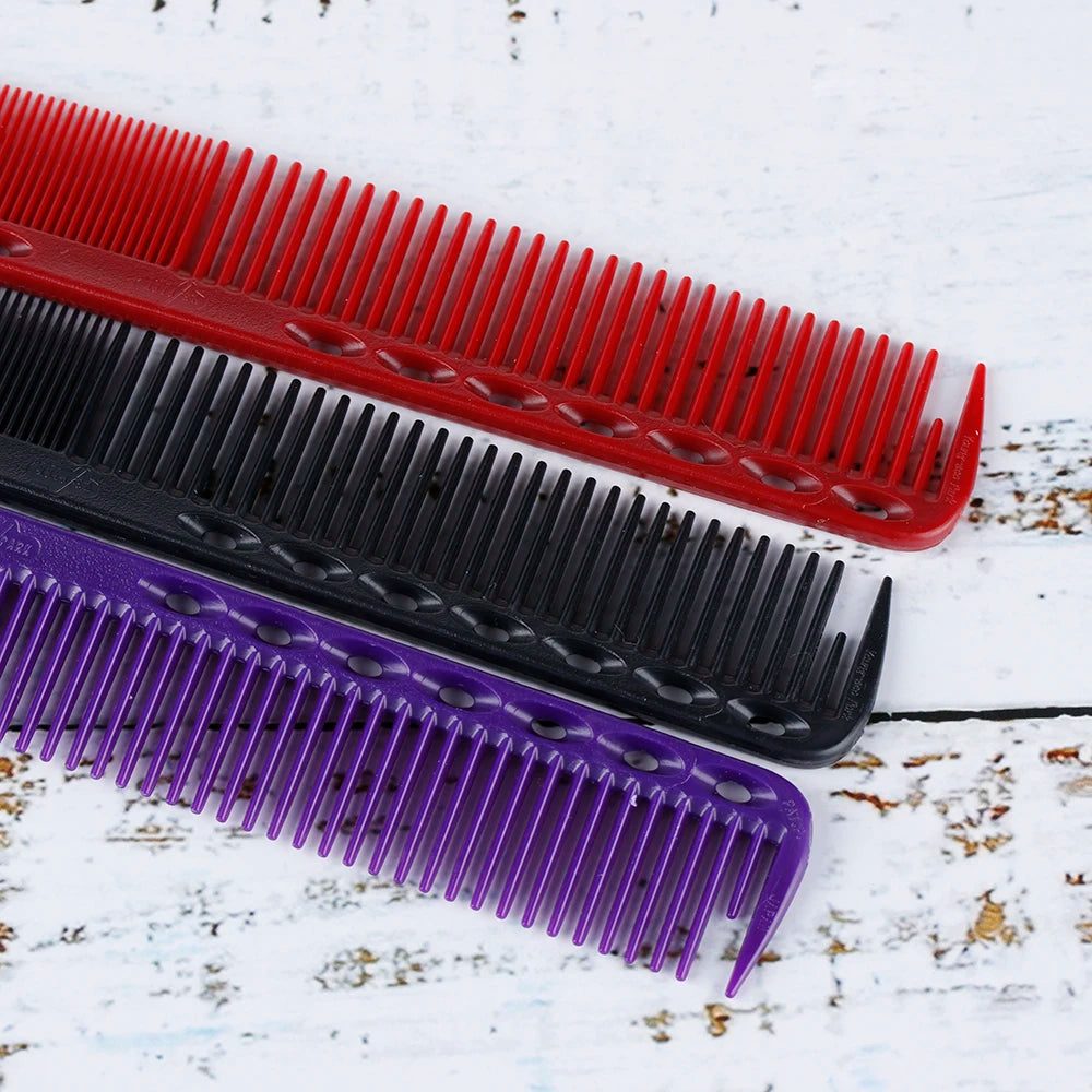 Hair Combs Professional Carbon Anti-static Hairdressing Brush Candy Color Salon Flattop Hair Cutting Comb Hair Care Styling Tool