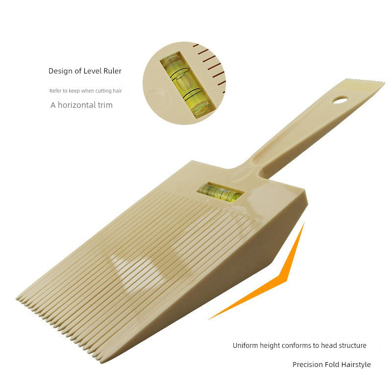 Professional Flat Comb Oil Head Trim Comb Level Shovel Comb Hair Cutting Push Comb Men's Inch Comb Precision Position Guide Comb