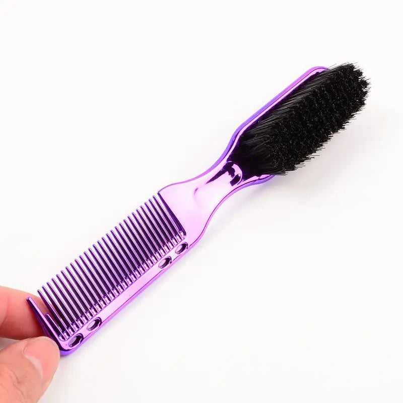 NEW TYPE Barber Hairdressing Soft Hair Cleaning Brush Retro Neck Duster Broken Remove Comb Brush Hair Styling Salon Tools