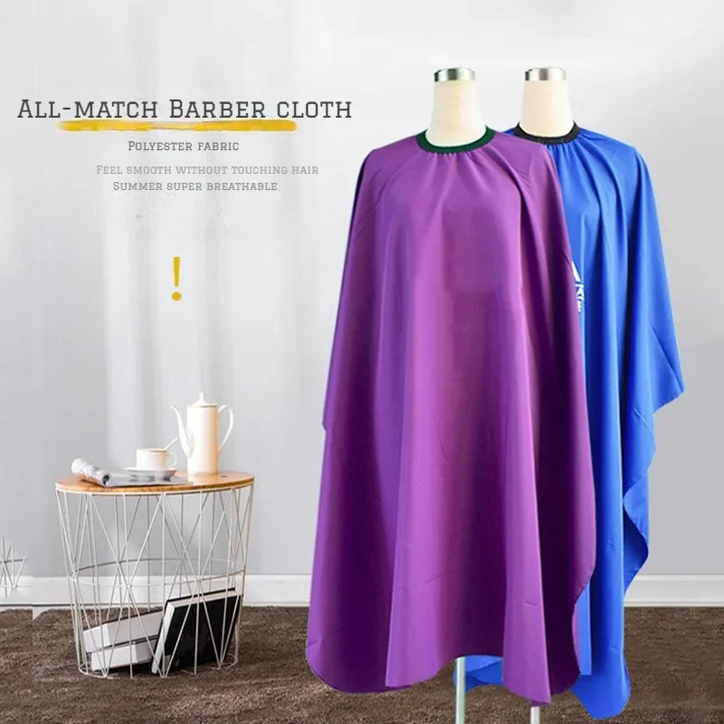 140*120cm Hair Cutting Gown Barber Salon Gown Cape Hairdresser Hair Cutting Waterproof Cloth Tools Hairdressing Dress Cape Apron