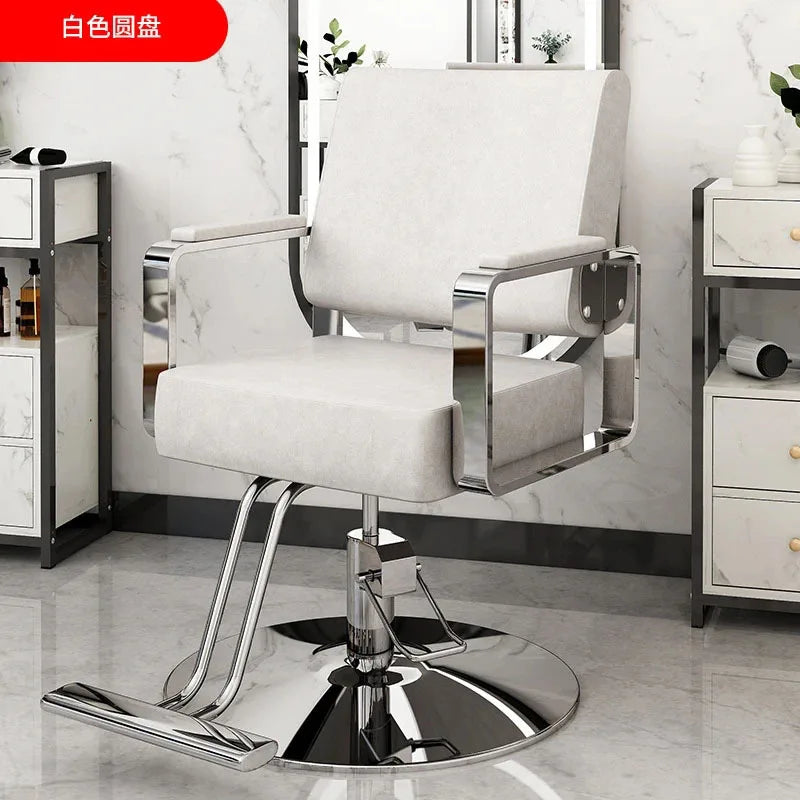 Simple Hair Salon Barber Chairs Light Luxury Salon Furniture for Beauty Salon Chair Lift Swivel Chair Special Hairdressing Chair