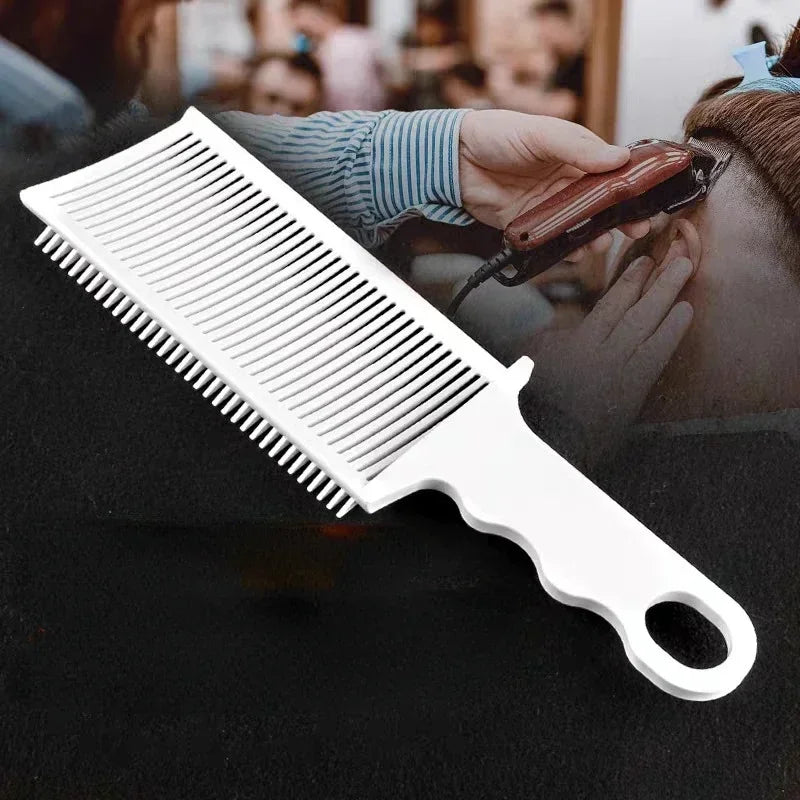 Barber Fading Comb Clipper Blending Flat Top Hair Cutting Fade Comb Stying Comb For Men Heat Resistant Fade Brush Salon