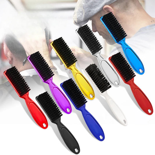 Retro Oil Head Tools Barber Accessories Durable Material Creative Faded Brush Barber Shop Brush Hair Comb Scissors