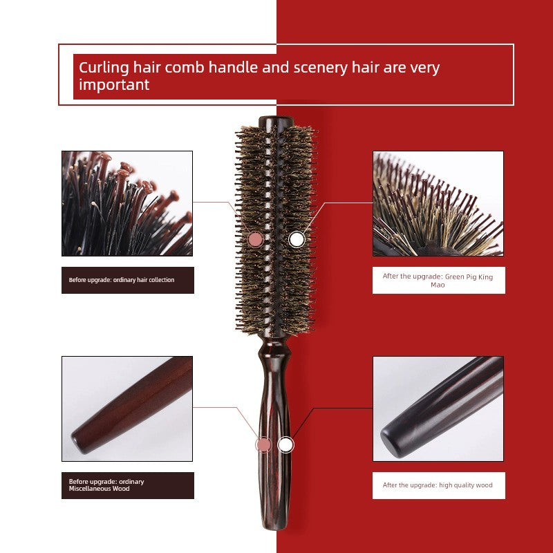 Bristle Inner Buckle Home Hair Salon Professional Comb for Men and Women