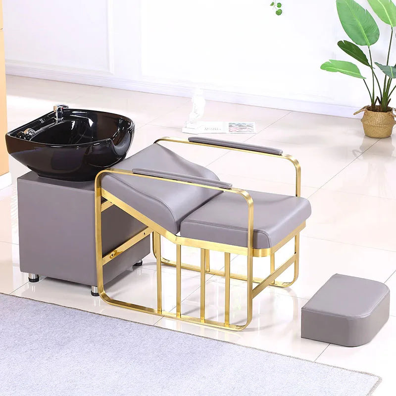 Spa Shampoo Bed Chair Hair Salon Massage Water Cosmetic Living Room Hairdressing Washing Haarwasstoel Equipment Professional