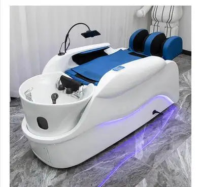 Intelligent electric massage shampoo bed fully automatic hair salon special ceramic basin for hair washing, flushing and massage