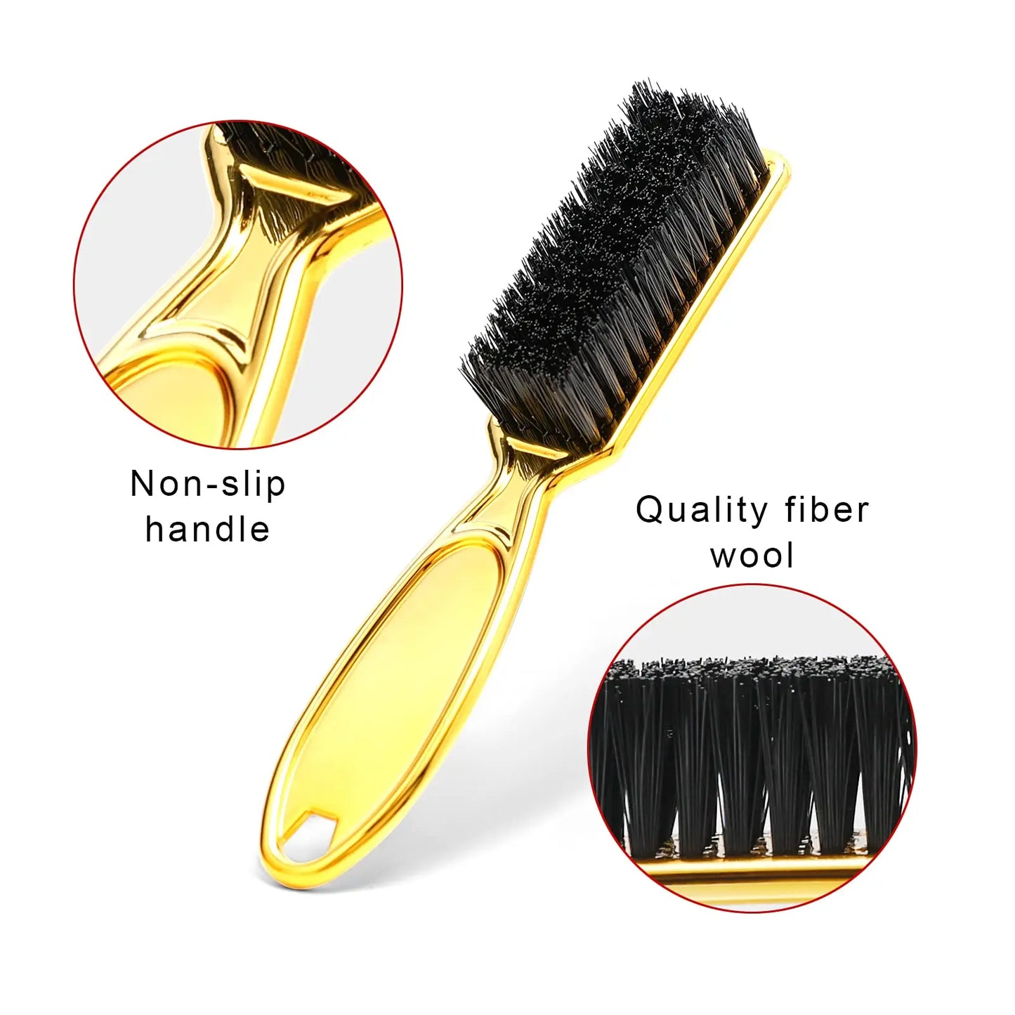 Barber Hair Cleaning Brush Plastic Handle Retro Soft Hairdressing Neck Duster Broken Removal Brushes Hair Styling Salon Tools