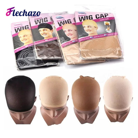 Nylon Wig Making Cap Mesh Stocking Wig Cap Invisible Hair Nets For Hair Wigs Brown Black Salon Hairnet Wig Caps For Women