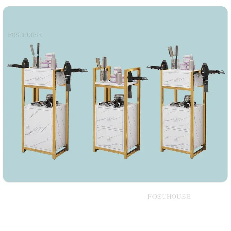 Barber Shop Tool Cabinet Beauty Salon Salon Trolley Shelf Barber Shop Tool Table Hair Salon Special Cabinet Hair Cutting Cabinet