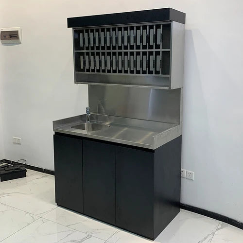 Hair Saloon Dedicated Hanging Display Rack Hair Salon Storage Rack Hair Salon Integrated Stainless Steel Locker