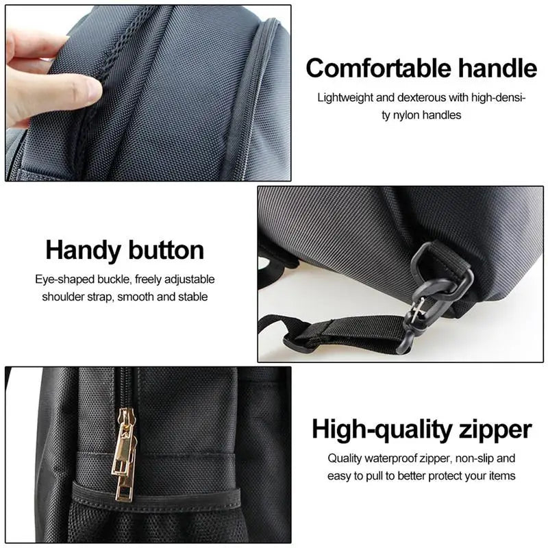 Multi-purpose Hairdressing Tool Backpack Waterproof Barber Scissors Bag Luggage Storage Case Hair Cutting Tools Organizer Bag