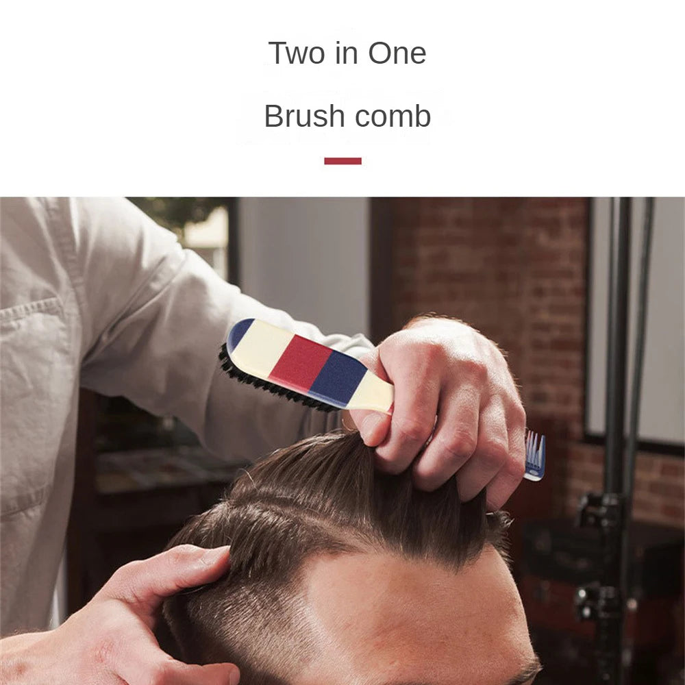 2/4/6PCS Styling Comb Smooth Two-in-one Hair Comb Hair Care First Tooth Design Beard Brush Easy Brush Hair Dye Brush Nylon Comb