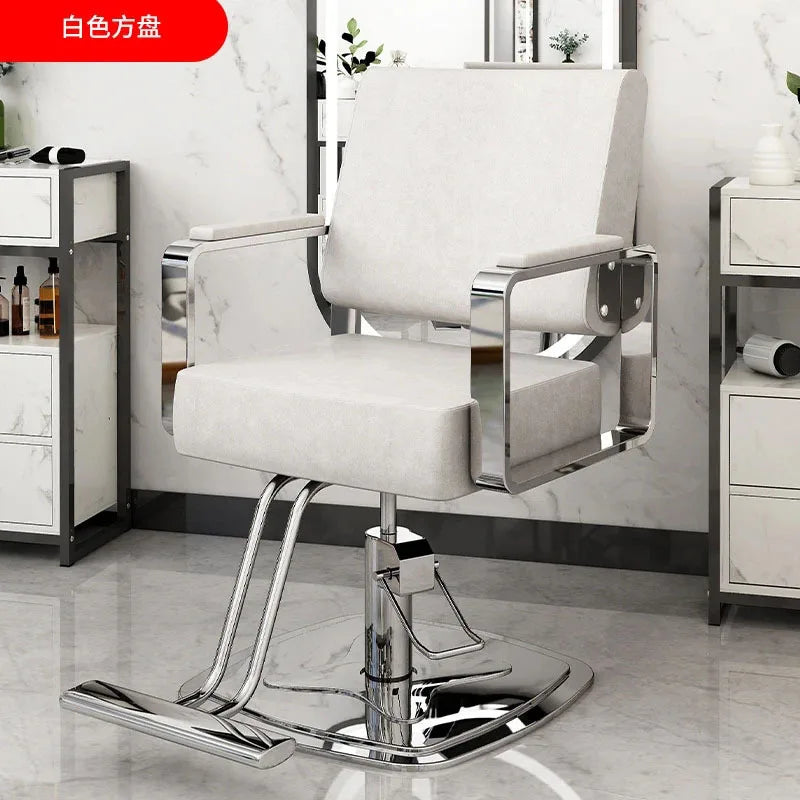 Simple Hair Salon Barber Chairs Light Luxury Salon Furniture for Beauty Salon Chair Lift Swivel Chair Special Hairdressing Chair