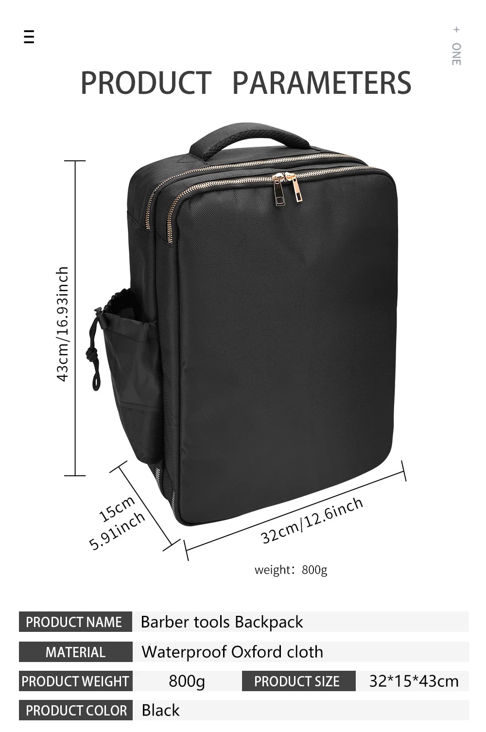 Large Capacity Travel Bags Salon Barber Storage Bag Hairdressing Makeup Tool Backpack Multifunctional Shoulders Bag