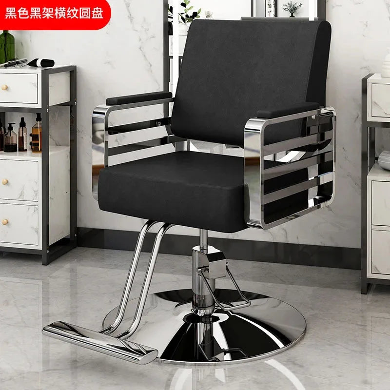 Simple Hair Salon Barber Chairs Light Luxury Salon Furniture for Beauty Salon Chair Lift Swivel Chair Special Hairdressing Chair