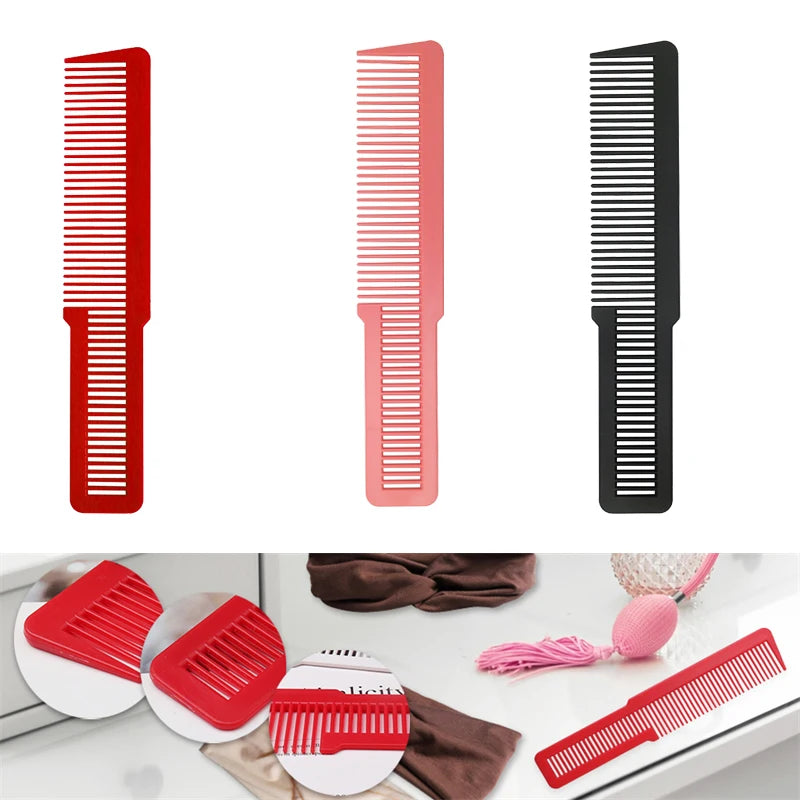 9 Color Plastic Anti-Static Tangle Women Hairdressing Comb Ultra Thin Professional Hair Cutting Brush Hair Care Styling Tools