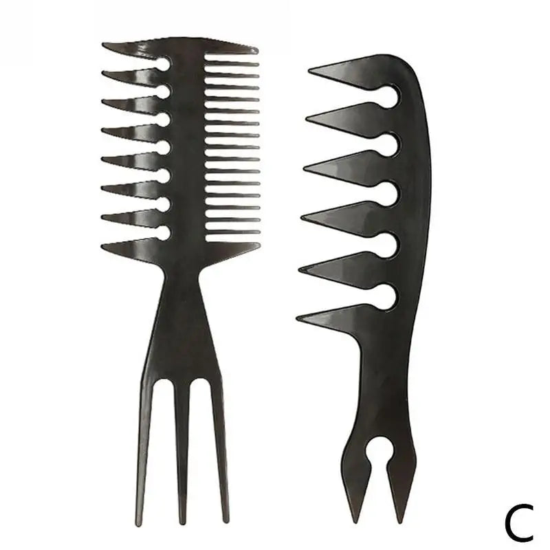 Beard Template Right Angle Comb  Men's Retro Back And Head Styling Artifact  Texture Comb  Double Sided Comb Insertion