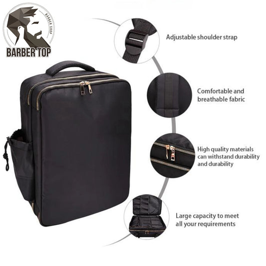 Large Capacity Travel Bags Salon Barber Storage Bag Hairdressing Makeup Tool Backpack Multifunctional Shoulders Bag