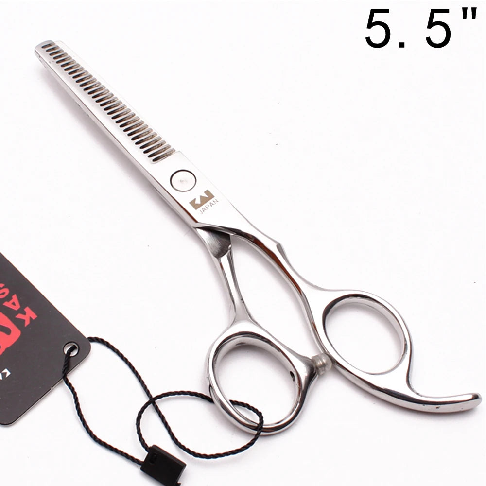 Professional Hair Scissors 5'' 6'' 7'' 8'' Japan Stainless Hairdressing Scissors Barber Thinning Shears Hair Cutting Scissors