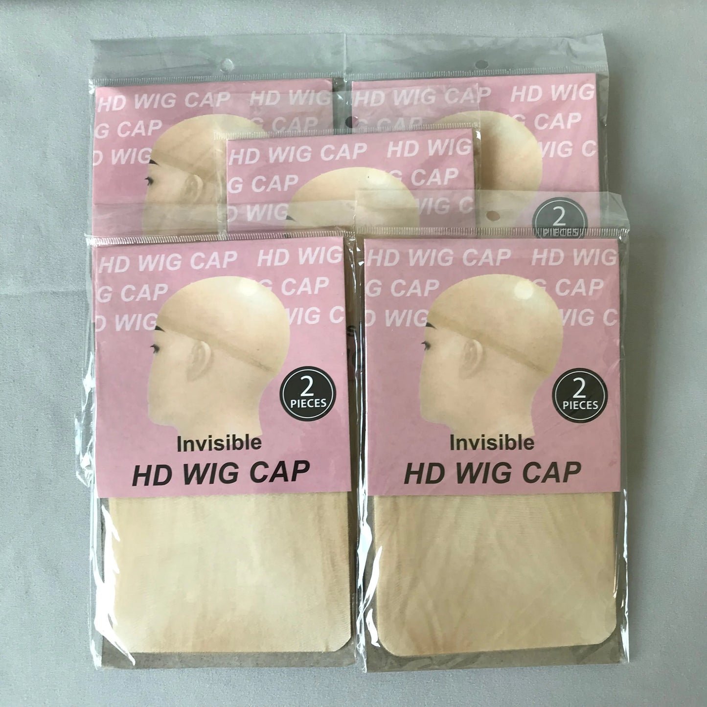 Wholesale Cheap 1/5/10 Pack Invisible HD Wig Cap For Lace Front Wig Transparent Wig Cap for Wig Stocking Wig Caps For Women