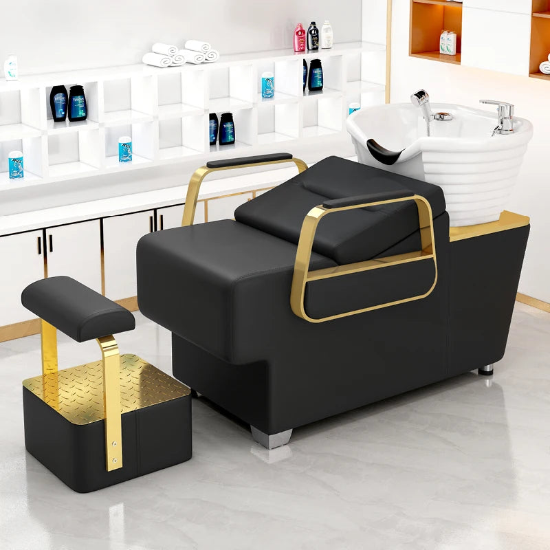 Styling Stations Shampoo Bed Supplies Professionals Head Care Shampoo Bed Luxury Sink Muebles Para Salon De Belleza Furniture