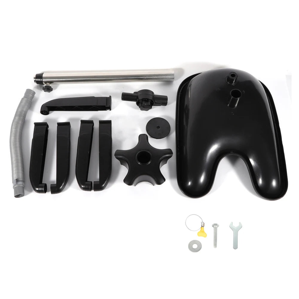 Portable Shampoo Bowl Deep Basin Height Adjustable Salon Hair Wash Tub Sink Portable Mobile Hairdressing Back Wash Shampoo Basin