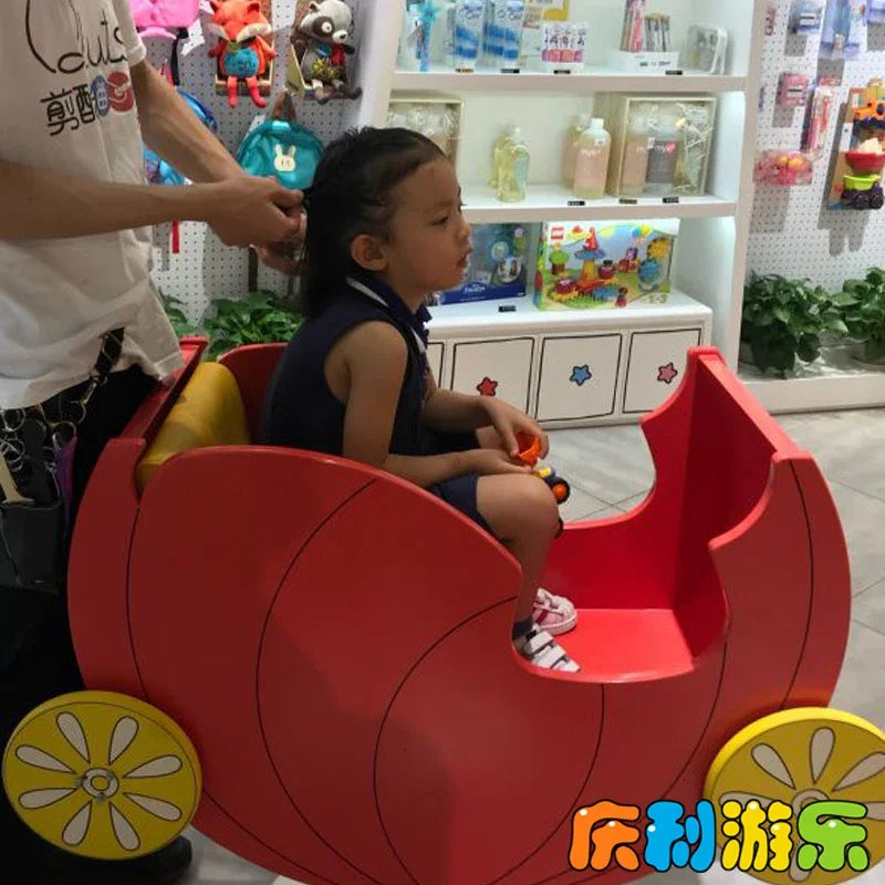 Children's haircut chair Barber shop Hair salon special hair  Cartoon haircut chair Children's haircut chair car