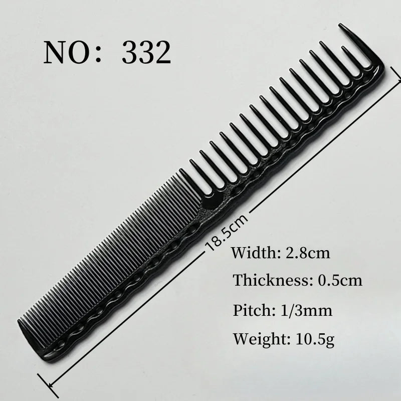 332 Hairdressing Comb Barber's Special Cutting Comb Male Female Styling Trimming Comb Barber Shop Professional Accessories Tools