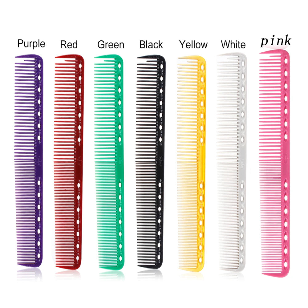 Hair Combs Professional Carbon Anti-static Hairdressing Brush Candy Color Salon Flattop Hair Cutting Comb Hair Care Styling Tool