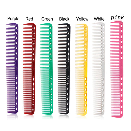 Hair Combs Professional Carbon Anti-static Hairdressing Brush Candy Color Salon Flattop Hair Cutting Comb Hair Care Styling Tool