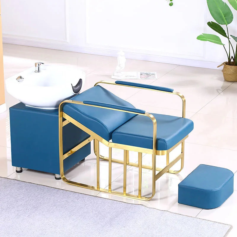 Spa Shampoo Bed Chair Hair Salon Massage Water Cosmetic Living Room Hairdressing Washing Haarwasstoel Equipment Professional