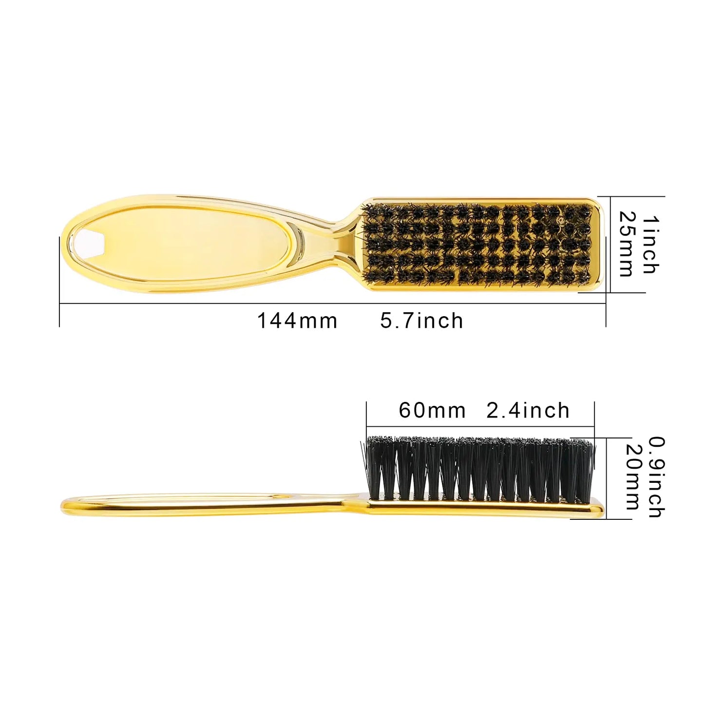 Barber Hair Cleaning Brush Plastic Handle Retro Soft Hairdressing Neck Duster Broken Removal Brushes Hair Styling Salon Tools