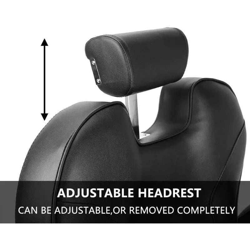 All Purpose Hydraulic Barber Chair Recline 360 Degree Swivel Height Adjustable Heavy Duty Hairdresser Chair Beauty Salon Spa