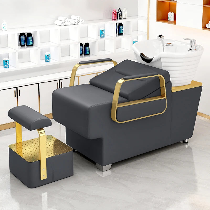 Styling Stations Shampoo Bed Supplies Professionals Head Care Shampoo Bed Luxury Sink Muebles Para Salon De Belleza Furniture