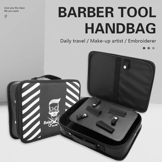 Barber Tools Storage Bag Haircut Scissors Valise Multi-Function Organizer Clipper Combs Large Capacity Case Styling Tools