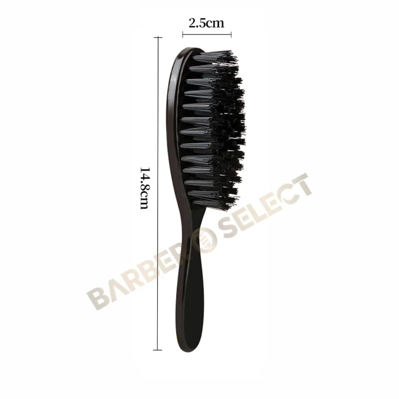 New Professional Barber Shaving Beard Brush Removal Neck Dusting Horse Hair Brushes Face Mustache Salon Cleaning Styling Tools