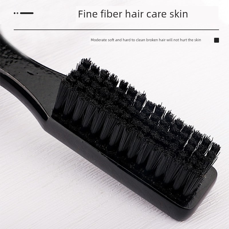 Barbershop Broken Hair Brush Solid Wood Carving Beard Brush Cleaning Hair Salon Dedicated for Hair Stylist Oil Head Tools