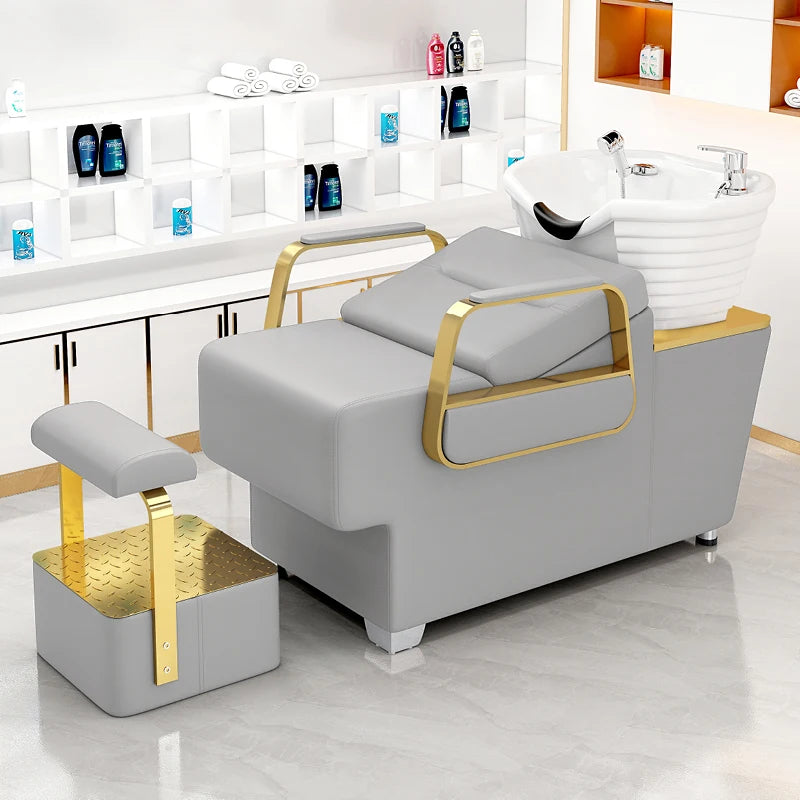 Styling Stations Shampoo Bed Supplies Professionals Head Care Shampoo Bed Luxury Sink Muebles Para Salon De Belleza Furniture
