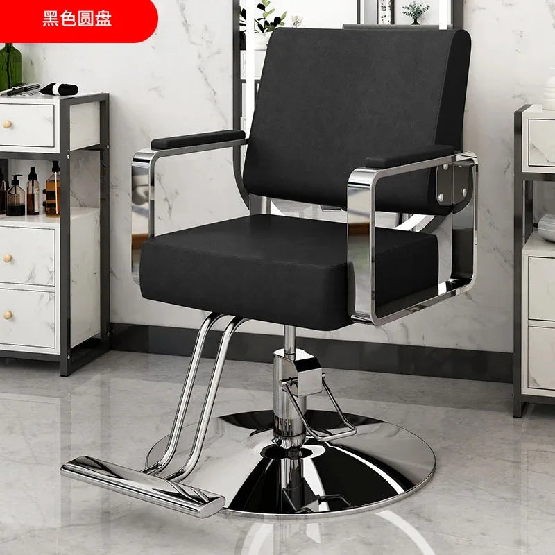 Simple Hair Salon Barber Chairs Light Luxury Salon Furniture for Beauty Salon Chair Lift Swivel Chair Special Hairdressing Chair