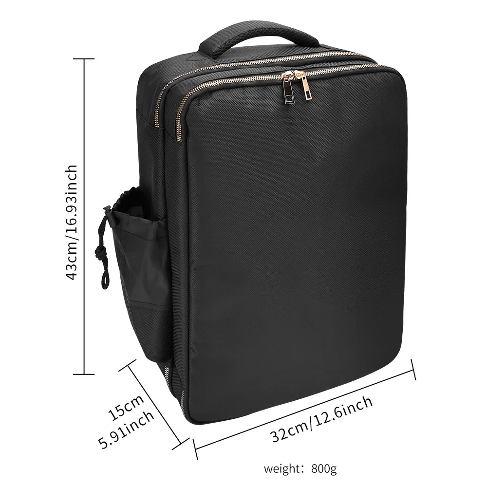 Large Capacity Travel Bags Salon Barber Storage Bag Hairdressing Makeup Tool Backpack Multifunctional Shoulders Bag