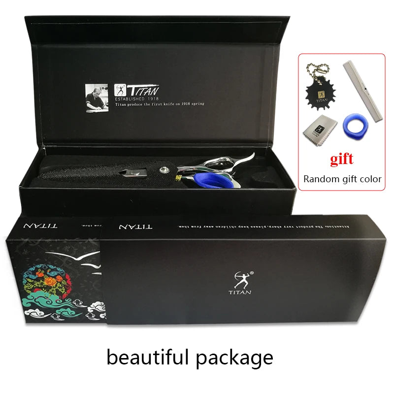 Titan Professional Hair Scissors Barber Tool Hairdressing Scissors Japan ATS314 Stainless