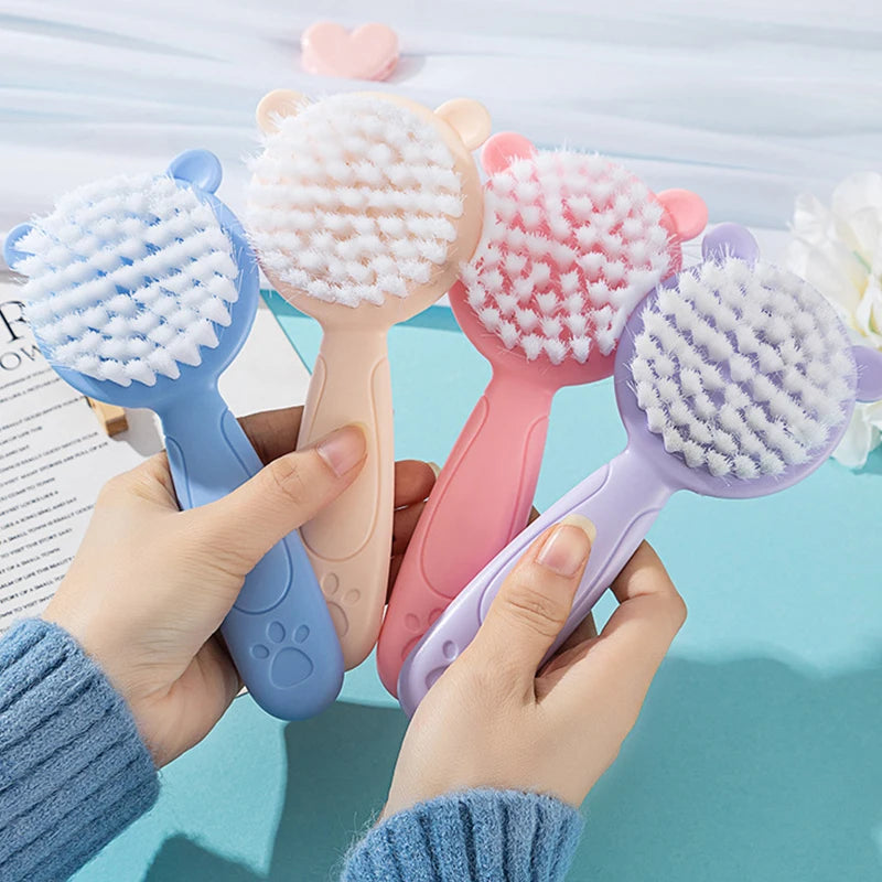 Baby Comb Hair Removal Brush Newborn Boys and Girls Baby Shampoo Soft Brush Suitable for 0-3 Years Old Babies