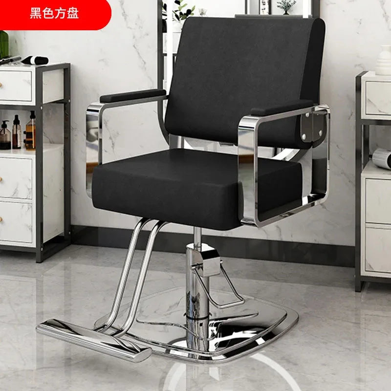 Simple Hair Salon Barber Chairs Light Luxury Salon Furniture for Beauty Salon Chair Lift Swivel Chair Special Hairdressing Chair
