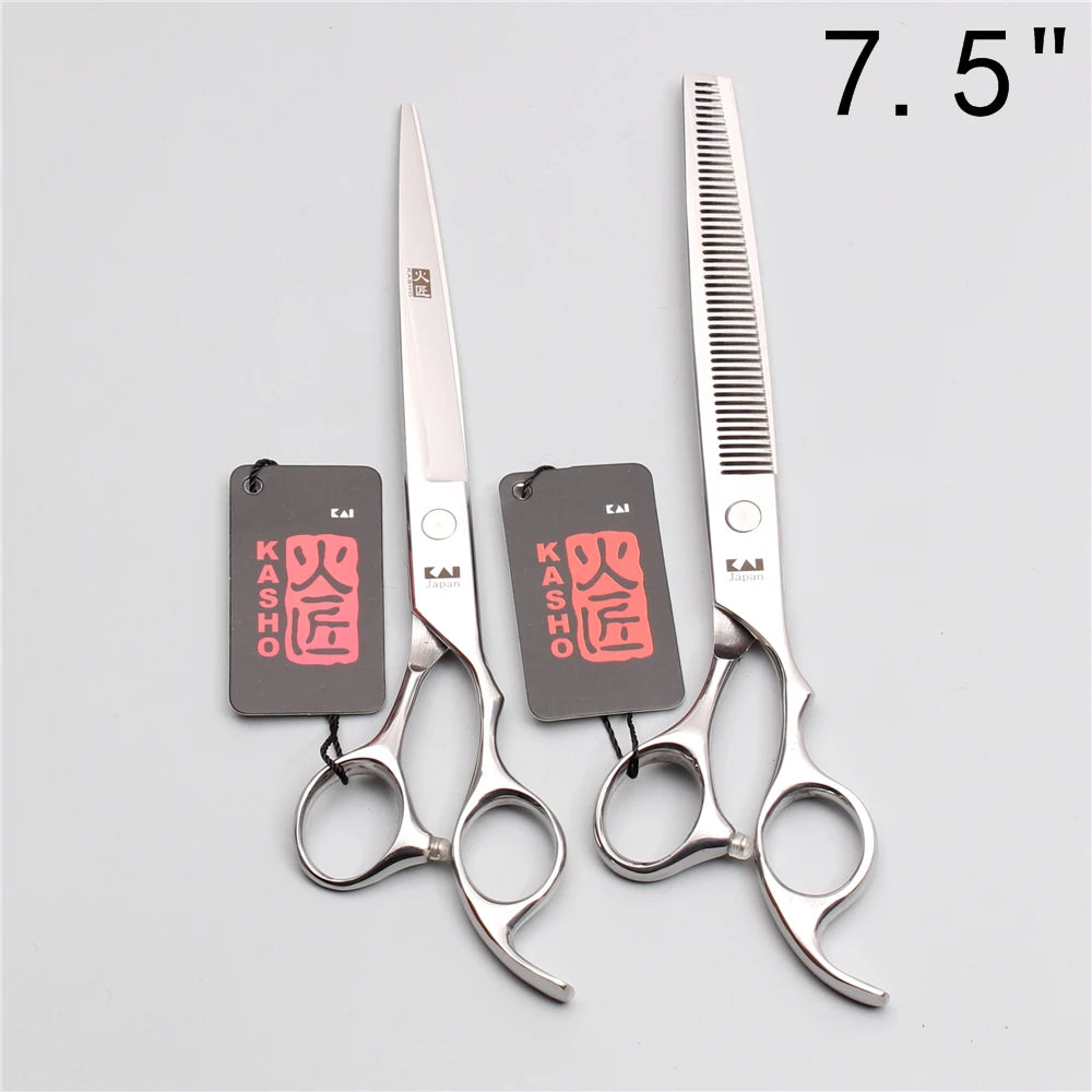 Professional Hair Scissors 5'' 6'' 7'' 8'' Japan Stainless Hairdressing Scissors Barber Thinning Shears Hair Cutting Scissors