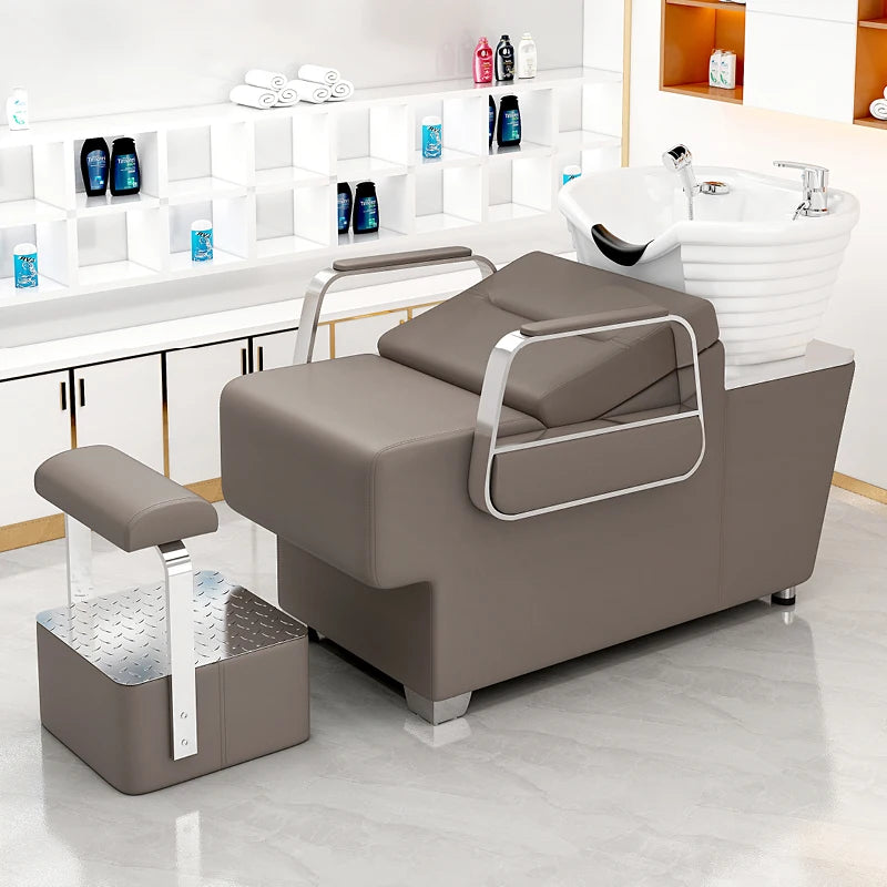 Styling Stations Shampoo Bed Supplies Professionals Head Care Shampoo Bed Luxury Sink Muebles Para Salon De Belleza Furniture