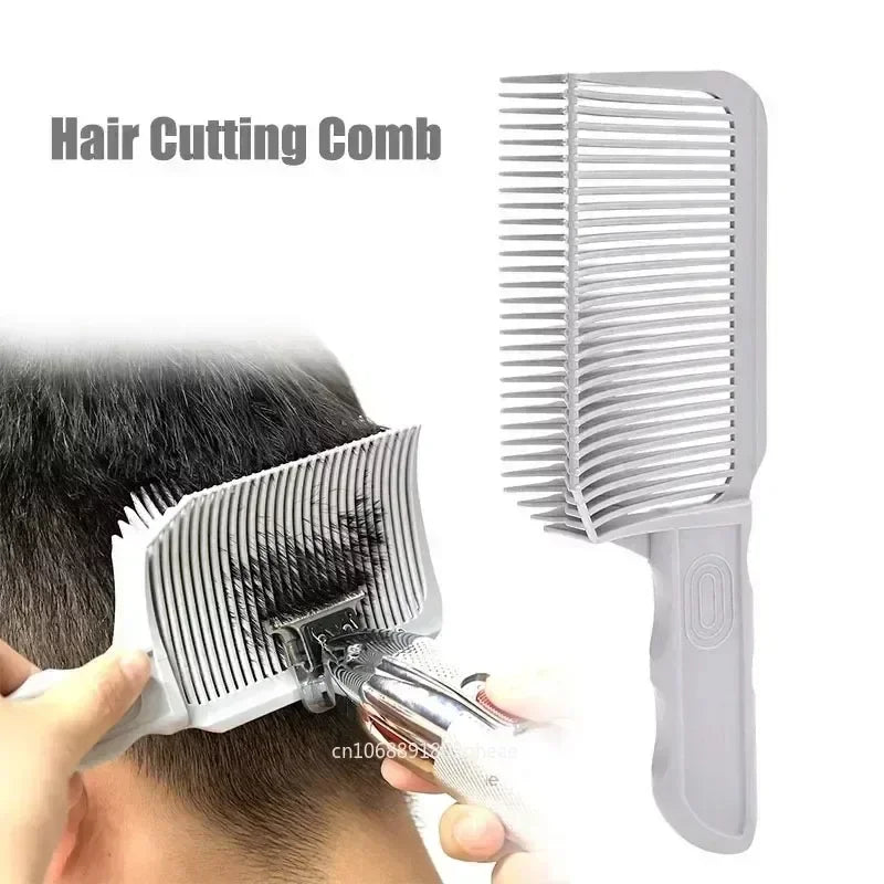 Barber Fade Comb Hairdressing Essential for Blending Hairstyles Heat Resistant Brush for Men's Tapered Haircuts